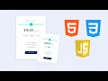 HTML CSS Javascript - Interactive Pricing Card