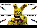 Drawing Spring Bonnie But In 4 Different Styles With Posca Markers