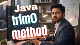 trim method in java