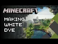 How to Make White Dye in Minecraft 2025