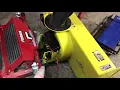 Ferris zero turn John Deere snowblower mow to blow pt 2
