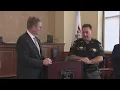 Treasurer Pack gives unclaimed property checks to Clendenin Pharmacy and the Kanawha County Sheriff