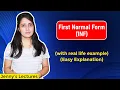 Lec 10 First Normal Form in DBMS 1NF with example Normalization in DBMS