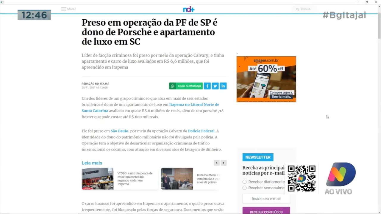 Carro de luxo e um imóvel foram apreendidos pela Polícia Federal aqui na região