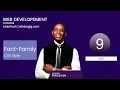 CSS Font-Family - Complete Web Development Course 9