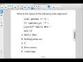 CS Praxis Python Conditionals Q26