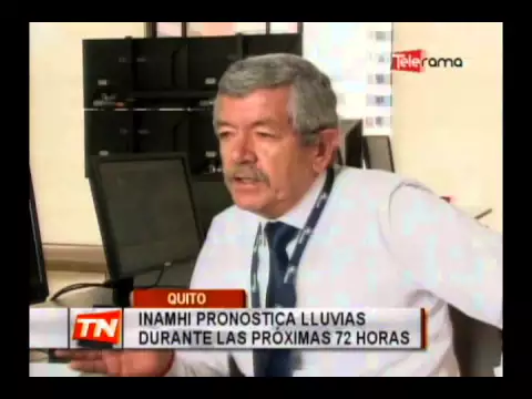 INAMHI pronostica lluvias durante las próximas 72 horas