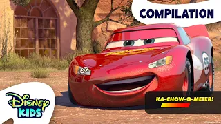 Count the Ka-Chows with Lightning McQueen! ⚡️🏎️ | Pixar's Cars | @disneykids