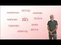 Het woord zin (A1/A2/B1/B2)
