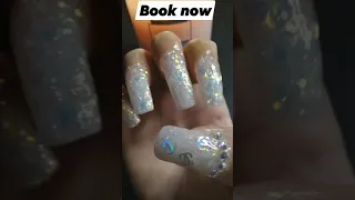 self taught arylic encapsulated nails