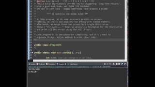Prog Exercise - Arrays Work Histogram Simple Java