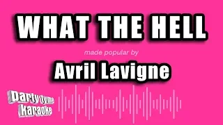 avril lavigne what the hell karaoke version 