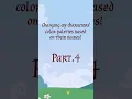 Changing my characters color palettes based on their names II Part 4