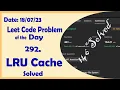 146 LRU Cache C Leetcode Daily Challenge