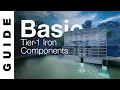 100 EFFICIENT Early Game Tier-1 Iron Factory SATISFACTORY GUIDE