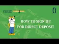 Students First Center - How to Sign Up for Direct Deposit