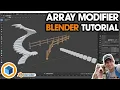 Using the ARRAY MODIFIER in Blender - Blender Modifier Tutorial