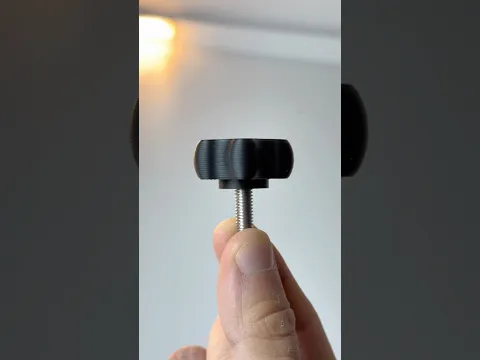 3D printed tripod locking knob #shorts