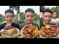Download Lagu Yummy #155 Eat Meat 🍖🥓🫑🌶️🦑🍲, chicken 🍗🍗, Shrimp 🦐🦐.. #mukbang #eatingshow #food #yummyfood