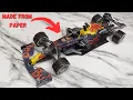 How to make Formula 1 car RedBull RB16 from paper Max Verstappen