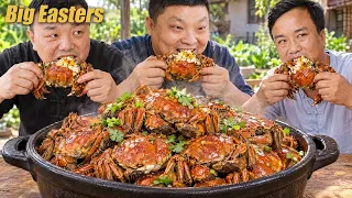 The first "blind box" hairy crab feast of autumn_Funny Mukbang