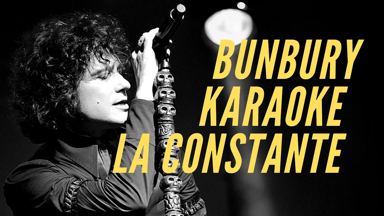 Enrique Bunbury - La constante - Karaoke