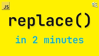 How To Replace Part of a String - JavaScript String Replace In 2 Mins
