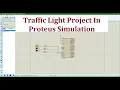 Traffic Light 8051 Microprocessor in Proteus Simulation