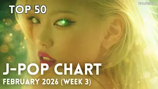  top 50 j pop chart february 2026 week 3 