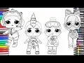 LOL Surprise dolls coloring book pages s printable color swap change for Kids Punk Boi SPF Q T