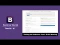 How to use jumbotron panel and well classes using bootstrap in html