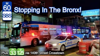 NYCT Bus M60 SBS In The Bronx Bx33 M125 via 149th Street More