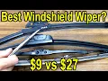 Best Windshield Wiper Blade AFTER 1 YEAR Bosch Icon Rain-X PIAA Trico Valeo AERO