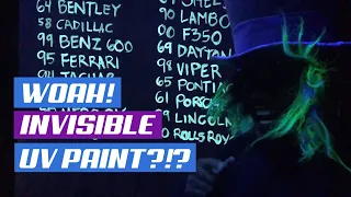 How To Use Invisible UV Black Light Paint Gone In 60 Seconds 