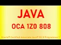 17 JAVA OCA 1Z0 808 for statement for each loop Chapter 2 Operators Statements