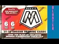 2021-22 Panini Mosaic FIFA Road to World Cup Soccer Blaster Box Break and Review