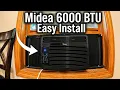 How to Install a Midea 6000 BTU Air Conditioner Real-time Installation