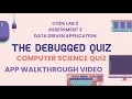 CodeLab2-A2-DDA App Walkthrough AliaBazeel CC Yr2 2024- 25