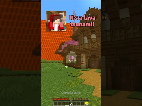 Lava Tsunami! #minecraft
