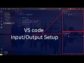 VS code Input Output Setup for C Cpp Language