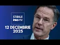 Lagu Știrile PRO TV - 12 Decembrie 2025 | Rutte: Amenințarea rusă, mai gravă ca niciodată
