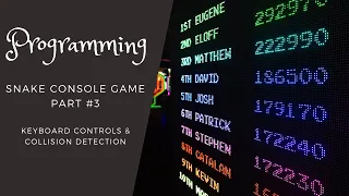 Visual Basic Programming Creating Snake Console Game - Part 3