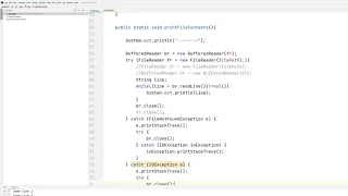- Java Buffered Reader and Writer and try with resources