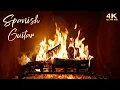 Download Lagu 🔥 Relaxing Spanish Guitar Music Fireplace 🔥