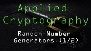 Applied Cryptography Random Numbers