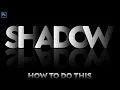 How to Create a Powerful Dramatic Deep Overlapping Text Effect with Reflection in Photoshop