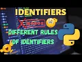 identifiers in python rules to declare identifiers in python l python basics coding dost