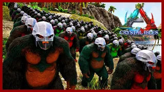 The Gigantopithecus Army Ark Gigantopithecus vs Wild Giga Crystal Isles Map Ep 48