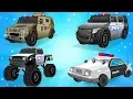 Download Lagu Police Car for Children - Kids Truck Videos - Police Vehicles for kids w Cars Garage