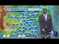 Windy Wednesday ahead of incoming cold front and isolated showers